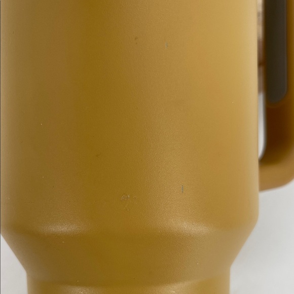 Stanley Mustard Color Insulated Stainless Steel Tumbler with Handle 40 Oz - Picture 10 of 10